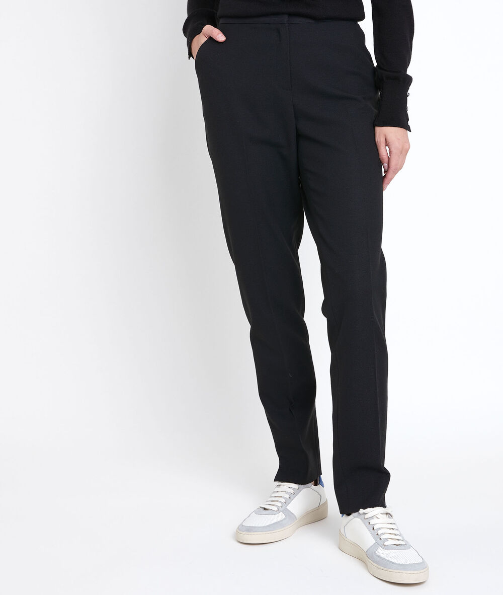 Harry fancy tapered-leg trousers noir.