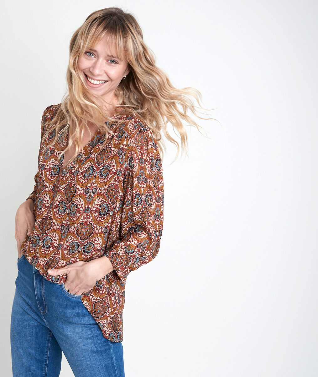 ELSA printed blouse | 1-2-3 ELSA printed blouse PhotoZ | 1-2-3