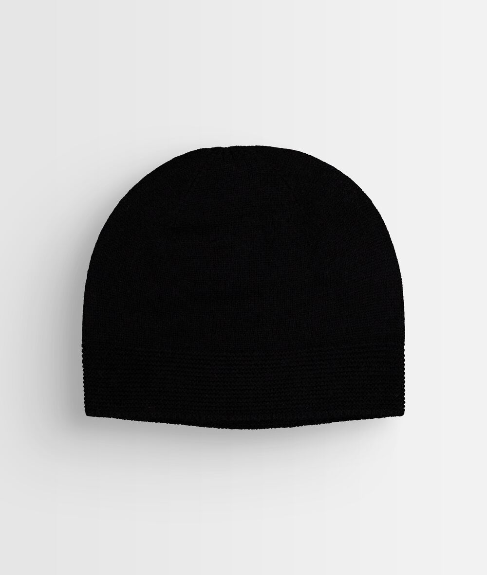 Urbain black cashmere beanie noir.
