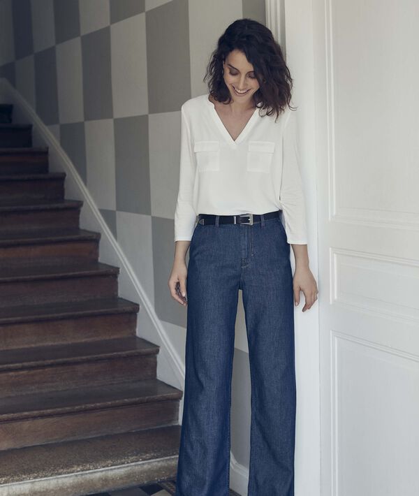 The Superb Savana Wide Leg Jeans Women Maison 123