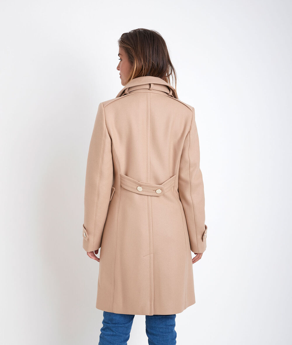 Orma camel wool coat camel clair.