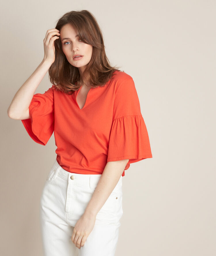Ralph ruffle t-shirt poppy.