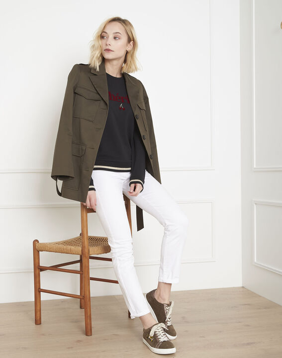 Perry black 'chérie' sweatshirt | 1-2-3 Perry black 'chérie' sweatshirt PhotoZ | 1-2-3