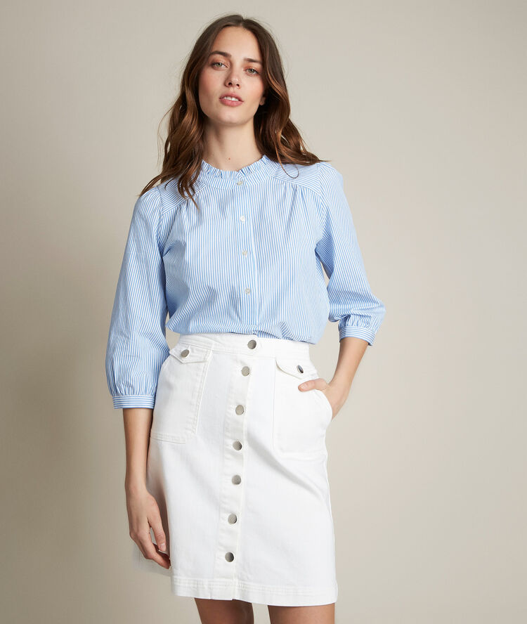 Eulalie striped shirt cloud.