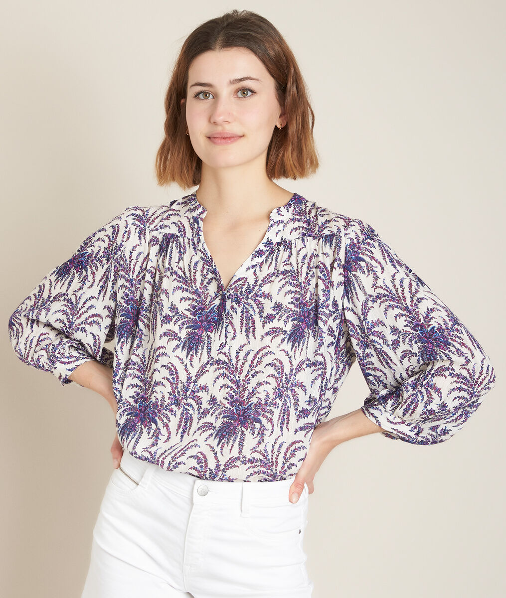 Elsa bis printed blouse | 1-2-3 Elsa bis printed blouse PhotoZ | 1-2-3