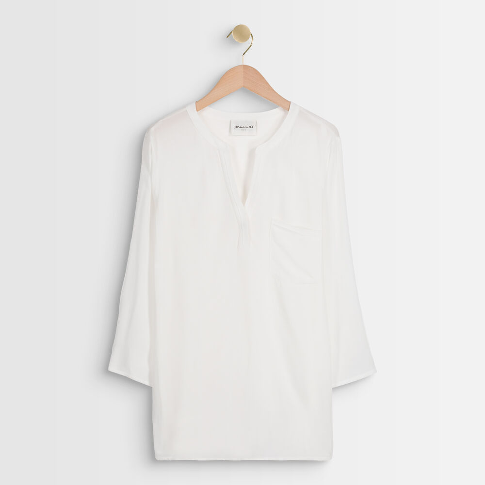 Witney two-fabric ecru top ecru.