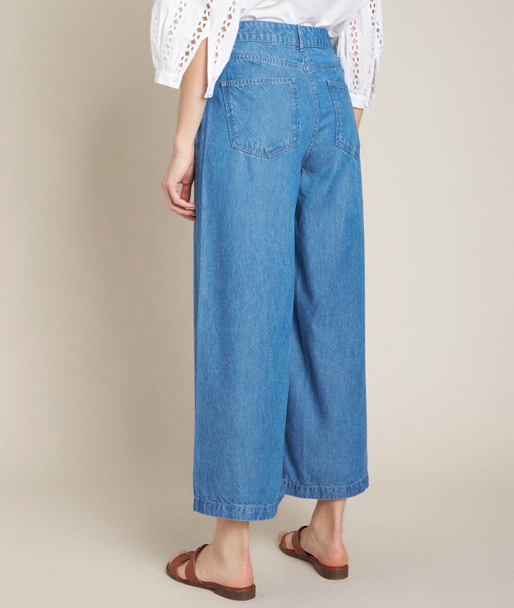 Isidor tencel trousers dark brownish-grey.