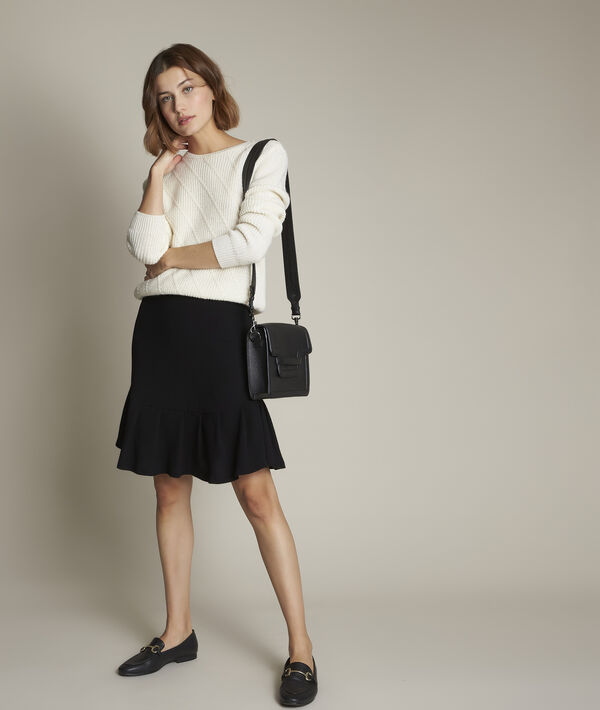 Bettina black fit and flare skirt | 1-2-3 Bettina black fit and flare skirt PhotoZ | 1-2-3