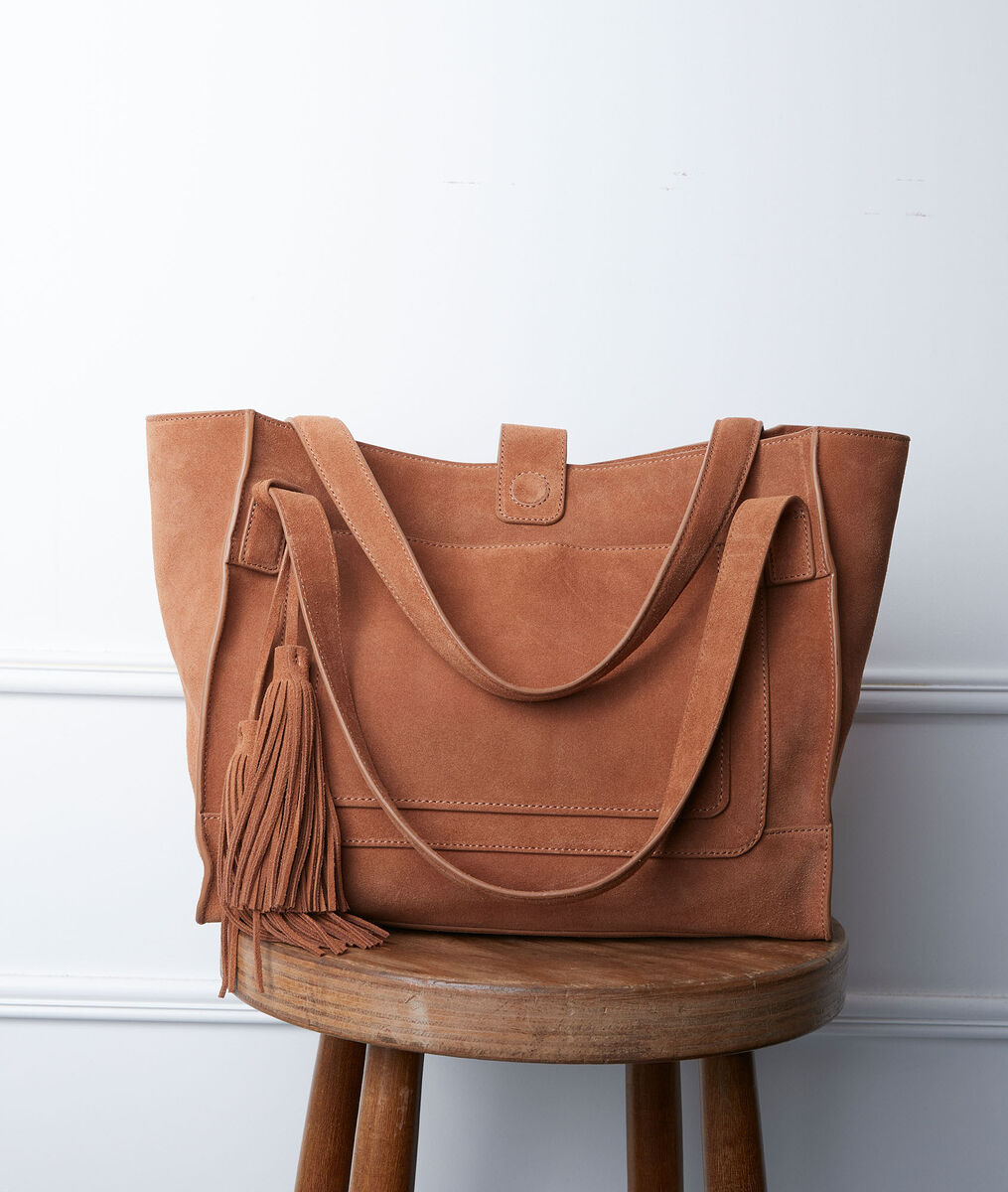 Djack camel-coloured tote bag | 1-2-3 Djack camel-coloured tote bag PhotoZ | 1-2-3