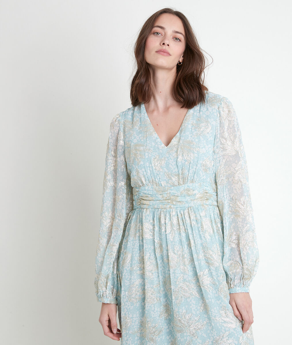 MARGOT printed lurex maxi dress | 1-2-3 MARGOT printed lurex maxi dress PhotoZ | 1-2-3