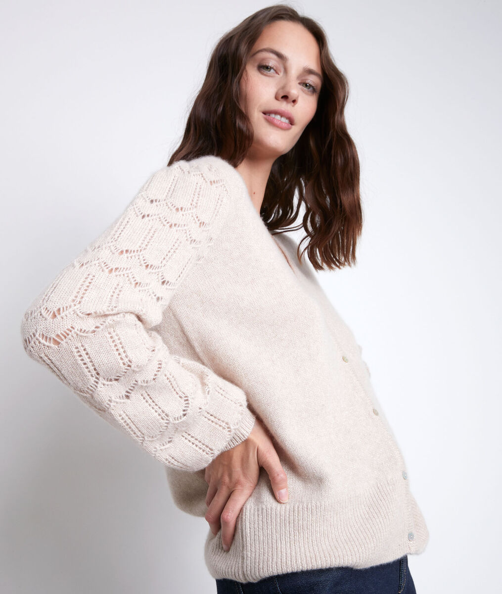 Respect reversible cashmere cardigan | 1-2-3 Respect reversible cashmere cardigan PhotoZ | 1-2-3