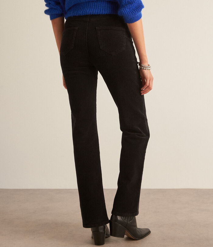 Ninon black velvet flared trousers PhotoZ | 1-2-3