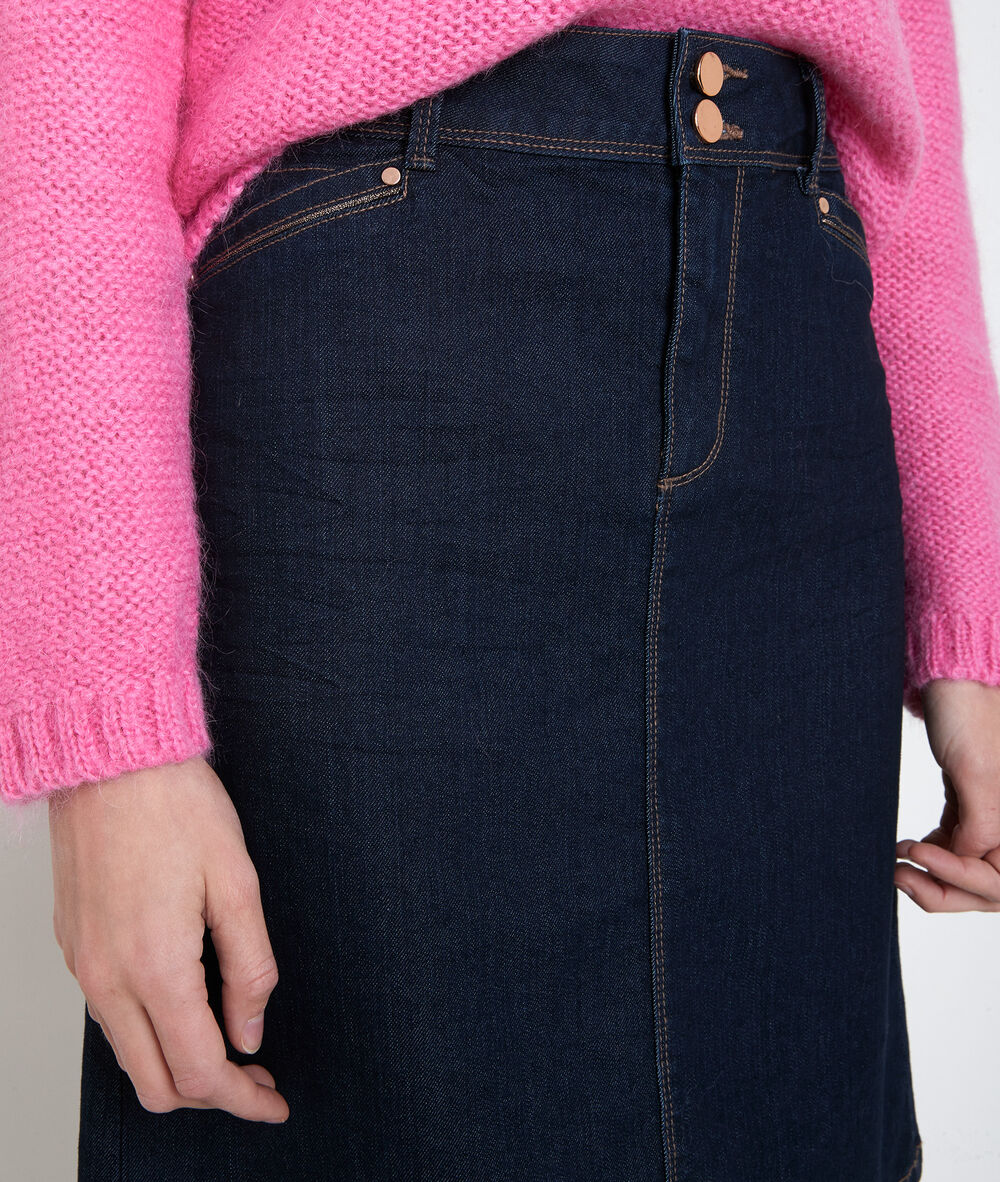 Eryn denim skirt denim brut.
