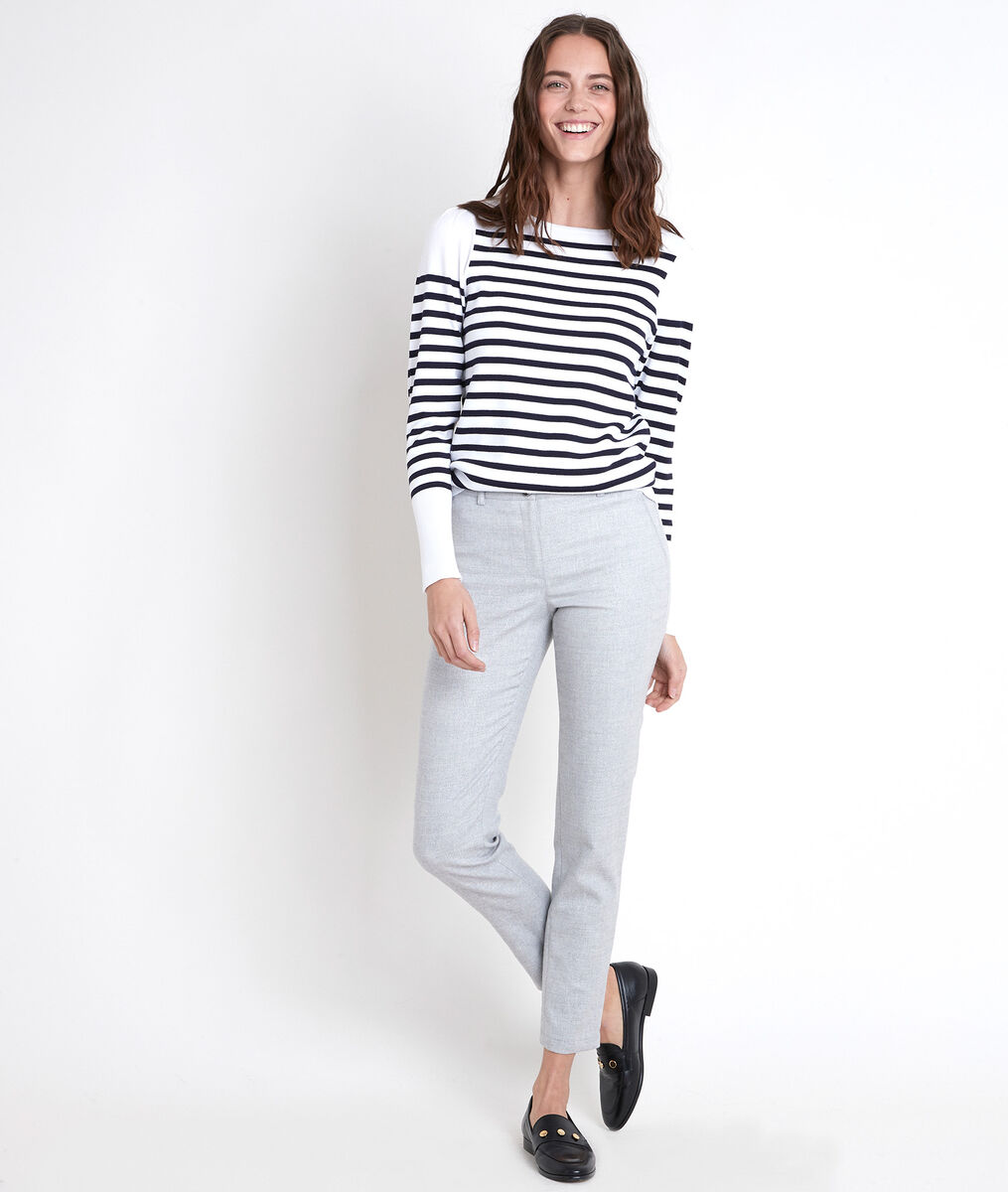 MEI grey lurex cigarette trousers | 1-2-3 MEI grey lurex cigarette trousers PhotoZ | 1-2-3