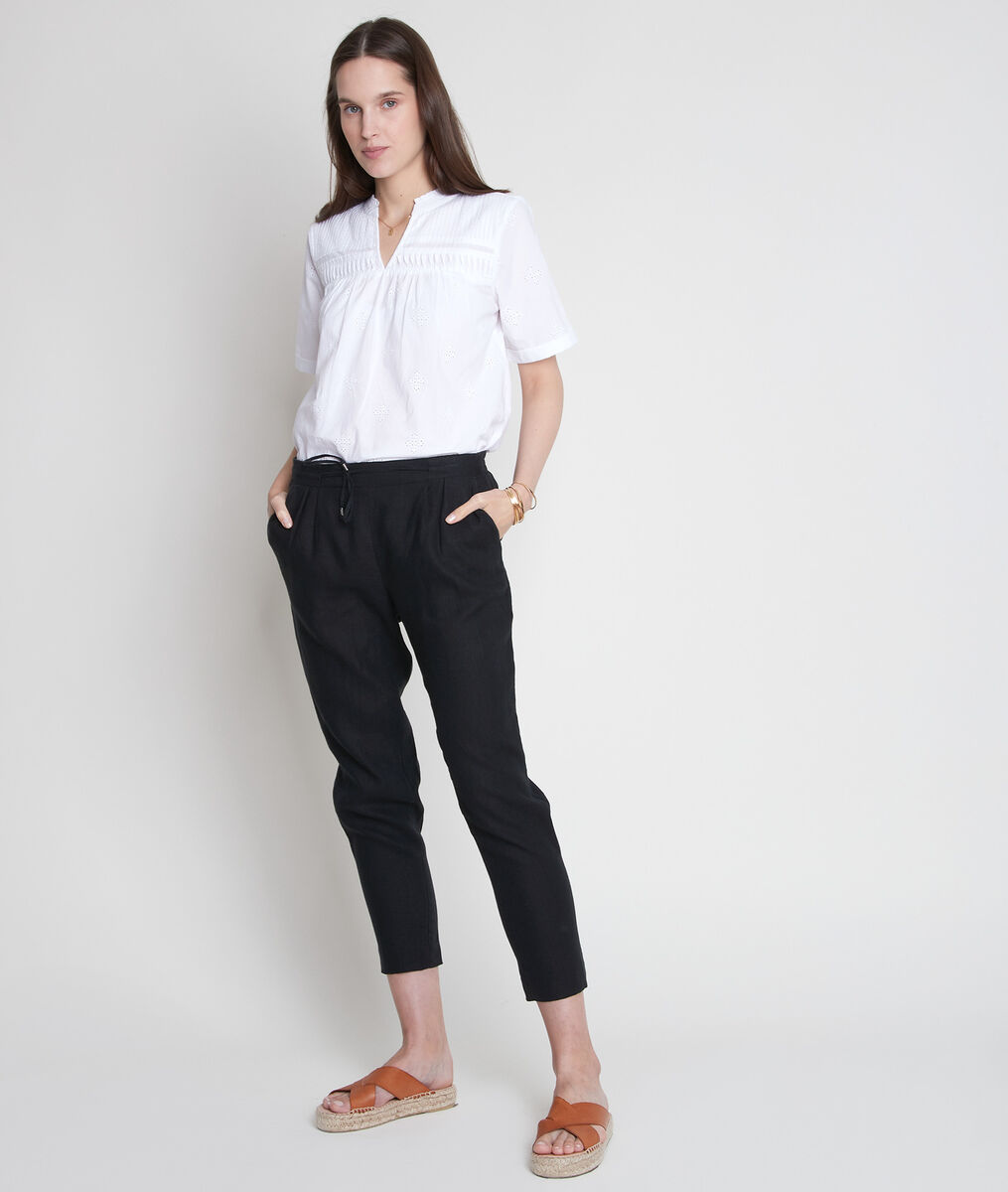 TOBIAS V-neck embroidered blouse | 1-2-3 TOBIAS V-neck embroidered blouse PhotoZ | 1-2-3