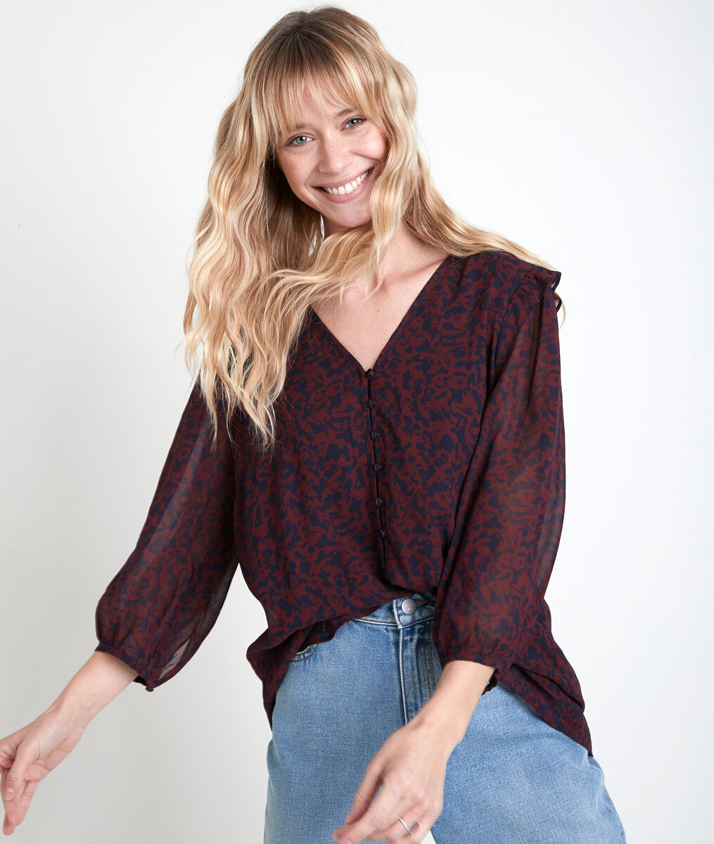 TANGER printed blouse | 1-2-3 TANGER printed blouse PhotoZ | 1-2-3