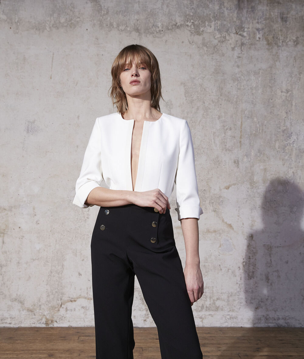 Lalie microfibre bolero ecru.