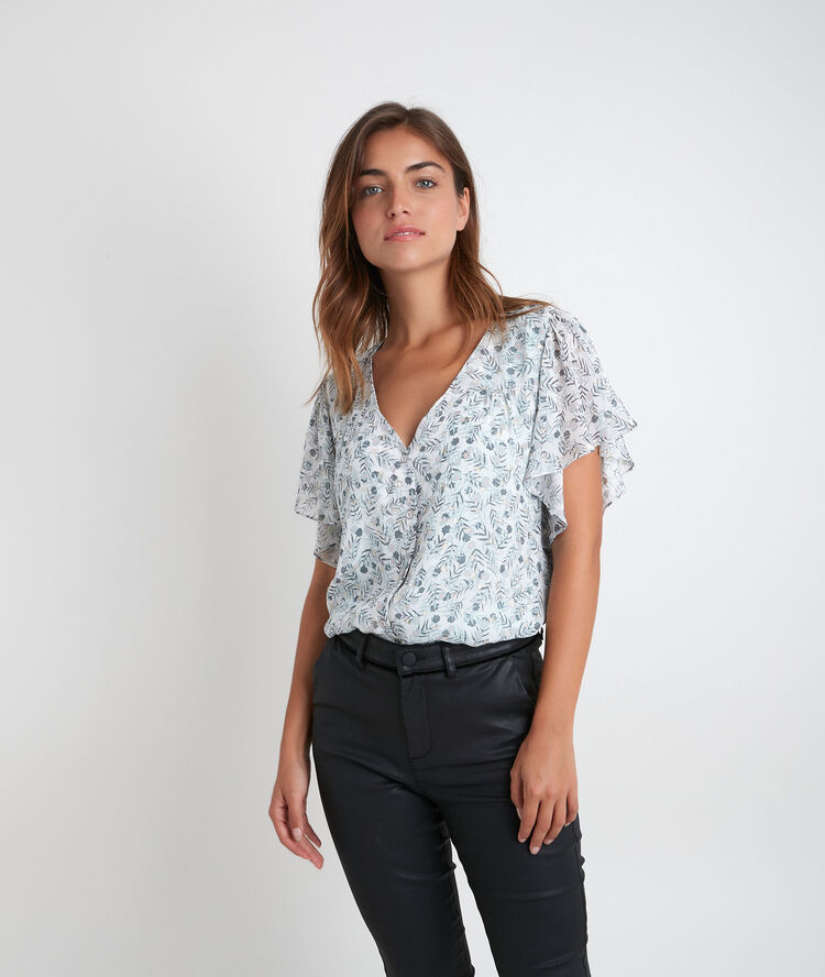 Elou printed blouse.