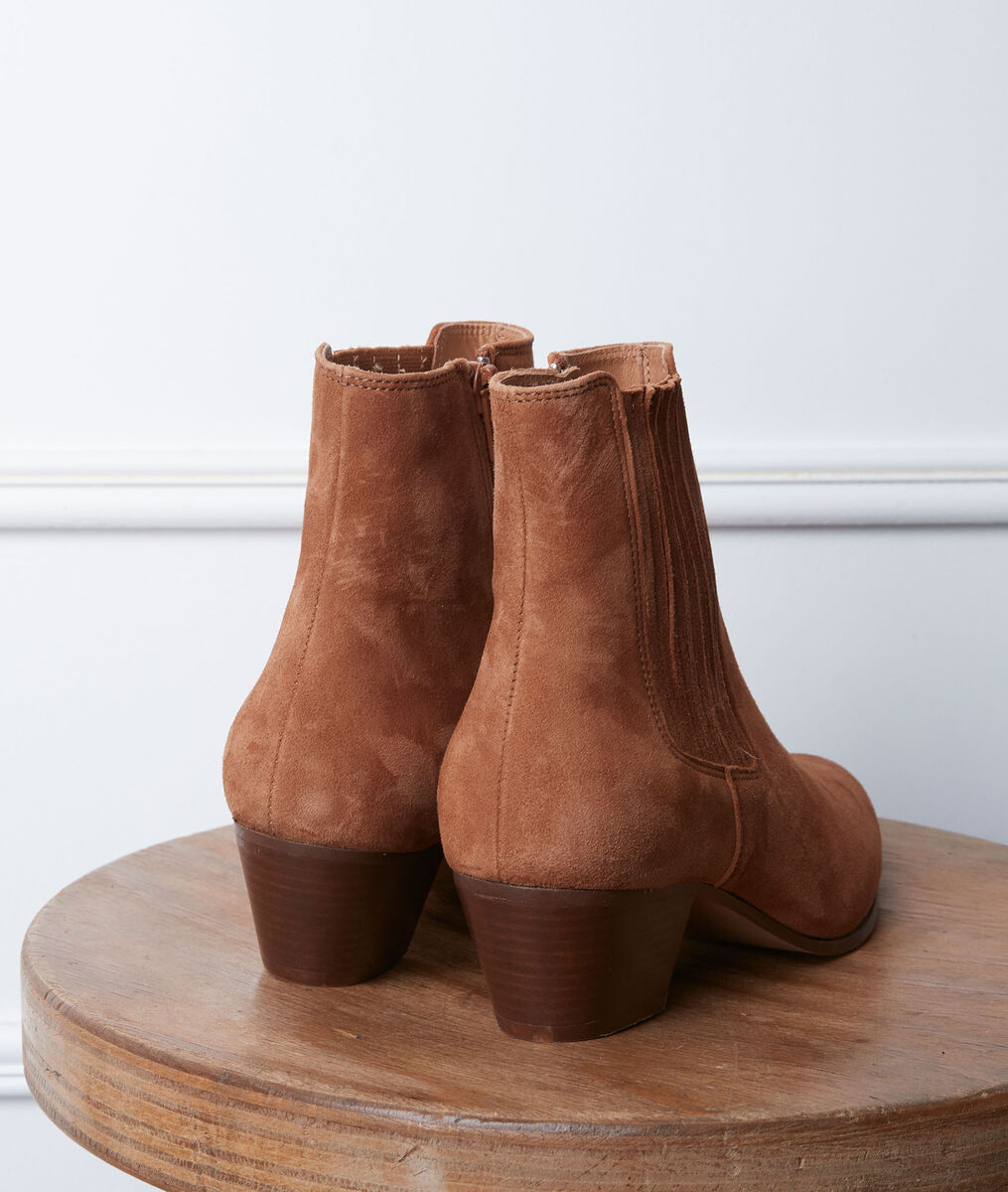 Gaby camel-coloured high-heeled ankle boots | 1-2-3 Gaby camel-coloured high-heeled ankle boots PhotoZ | 1-2-3
