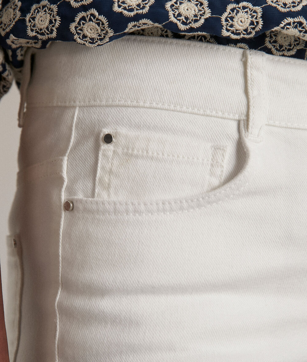 Patience white cotton jeans PhotoZ | 1-2-3