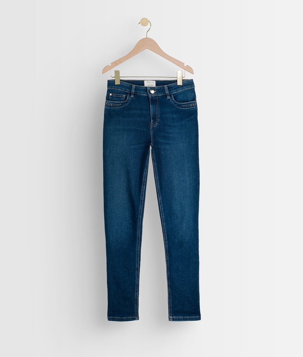 Suzy raw denim slim-fit jeans PhotoZ | 1-2-3