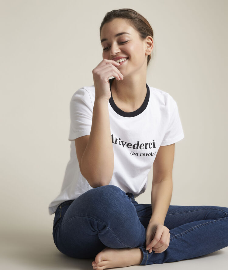 Rivale slogan t-shirt white.