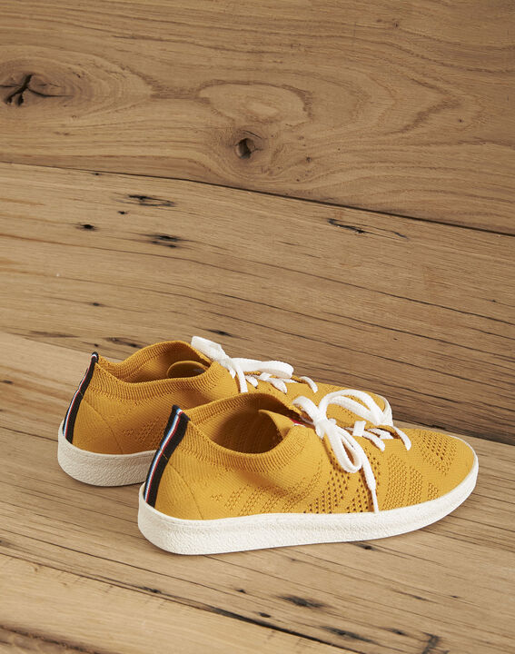 Ector yellow knitted trainers | 1-2-3 Ector yellow knitted trainers PhotoZ | 1-2-3