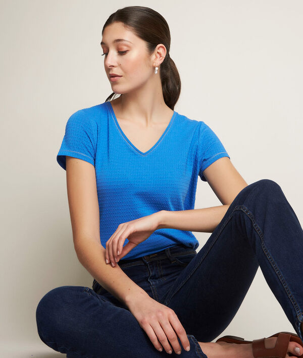 Reglisse blue T-shirt | 1-2-3 Reglisse blue T-shirt PhotoZ | 1-2-3