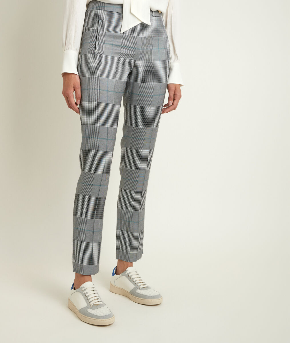 Lara Prince of Wales cigarette trousers | 1-2-3 Lara Prince of Wales cigarette trousers PhotoZ | 1-2-3