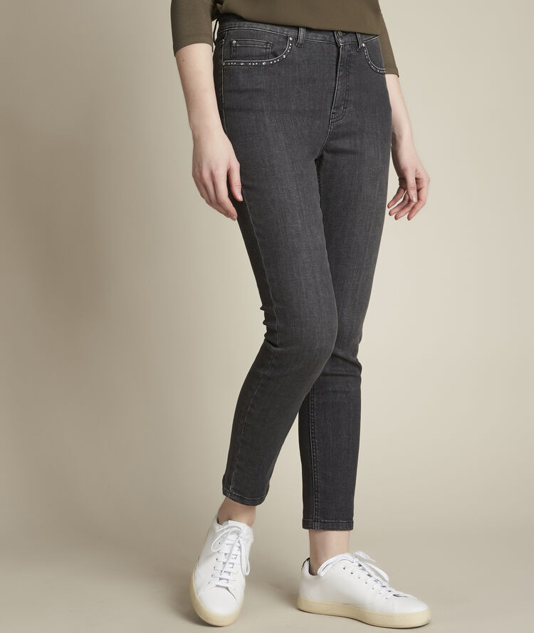 Alia black slim fit jeans black.