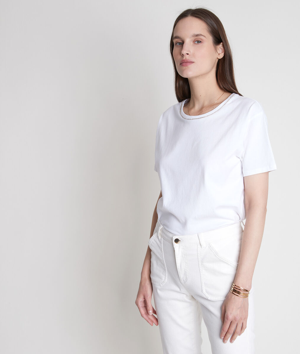 INOX white rhinestone T-shirt | 1-2-3 INOX white rhinestone T-shirt PhotoZ | 1-2-3