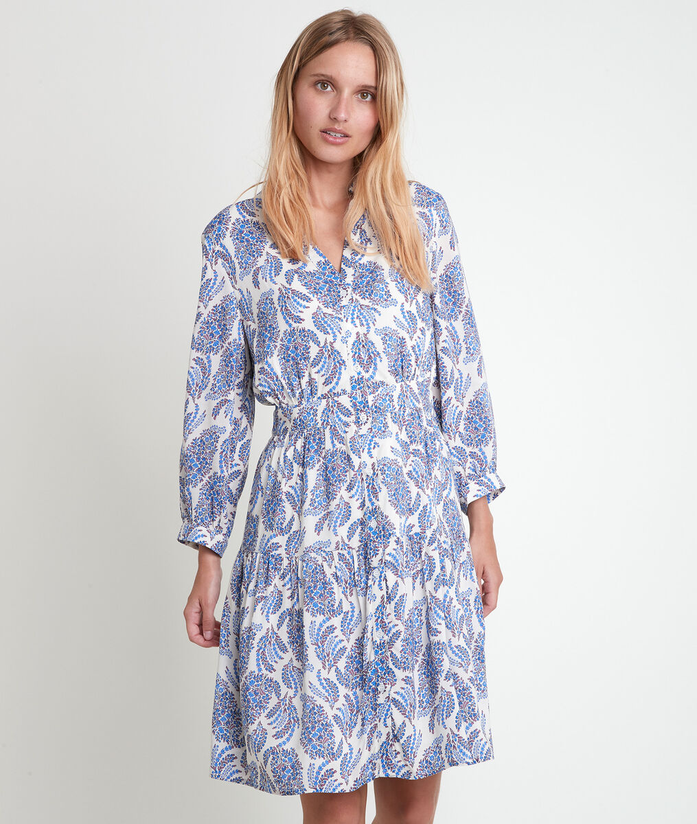 Lovely forget-me-not printed dress | 1-2-3 Lovely forget-me-not printed dress PhotoZ | 1-2-3