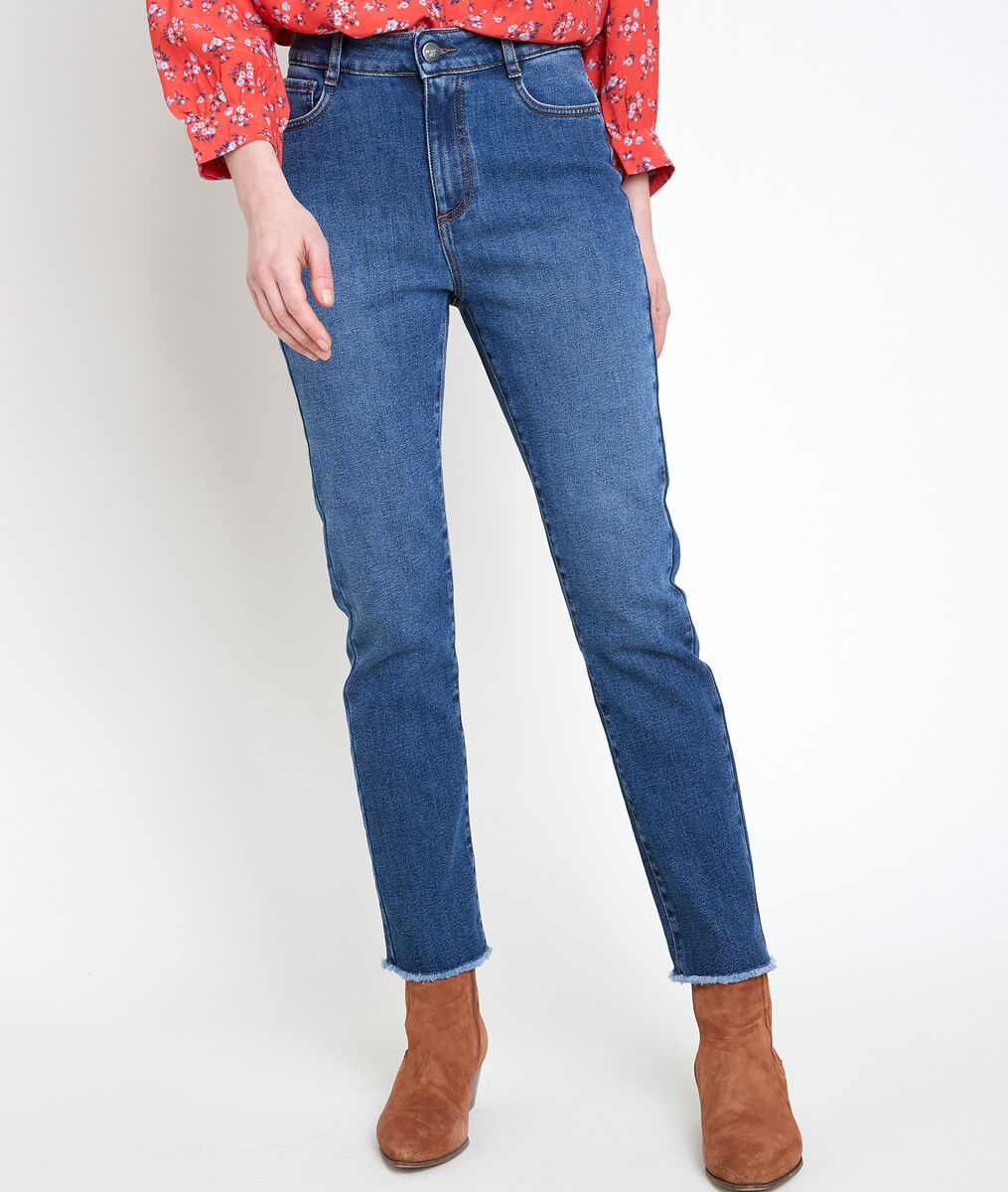 PATIENCE raw cut jeans in recycled cotton | 1-2-3 PATIENCE raw cut jeans in recycled cotton PhotoZ | 1-2-3