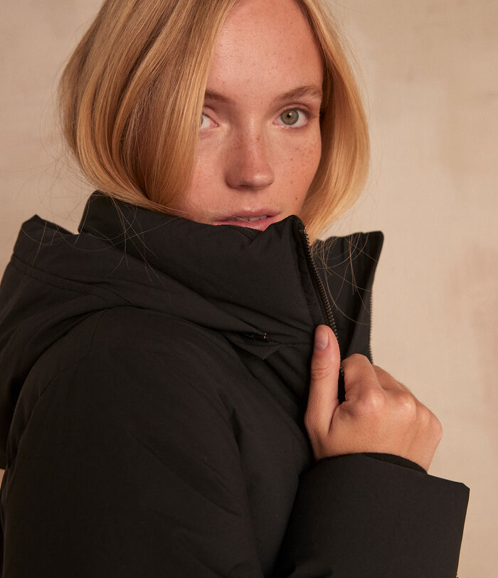Mina short black padded coat PhotoZ | 1-2-3