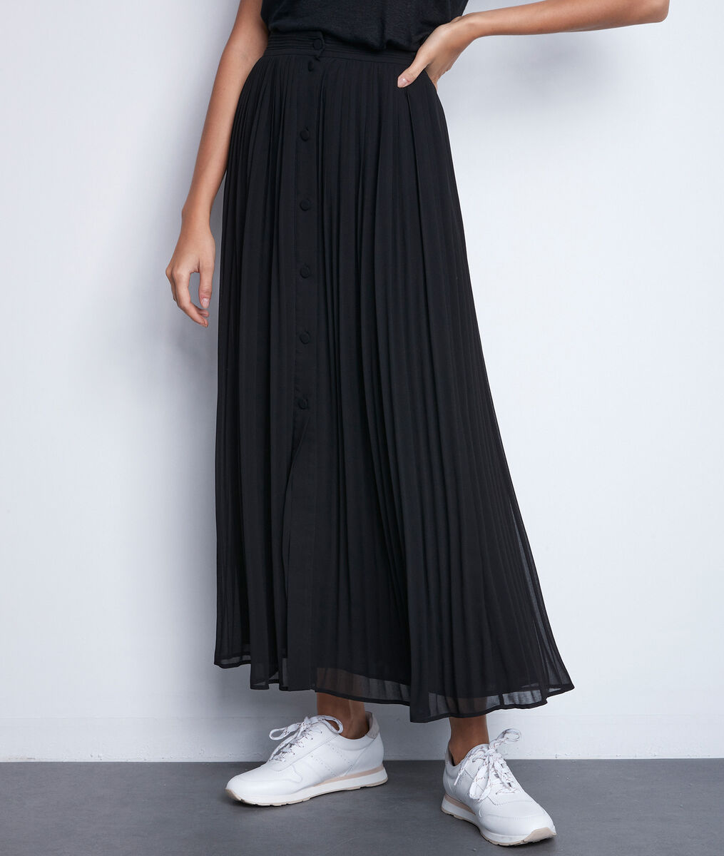 Eva black pleated skirt | 1-2-3 Eva black pleated skirt PhotoZ | 1-2-3