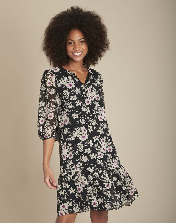 Izine floral print straight dress | 1-2-3 Izine floral print straight dress PhotoZ | 1-2-3