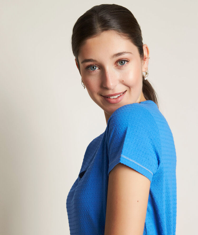 Reglisse blue t-shirt blackcurrant.