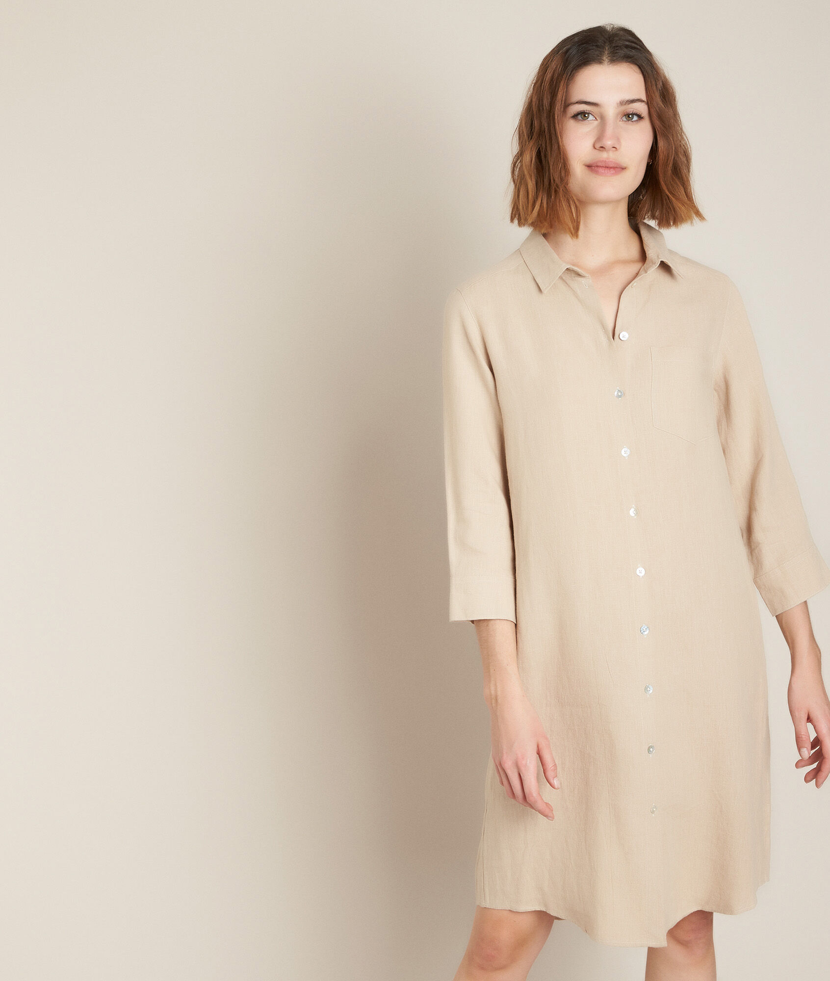 celine linen dress