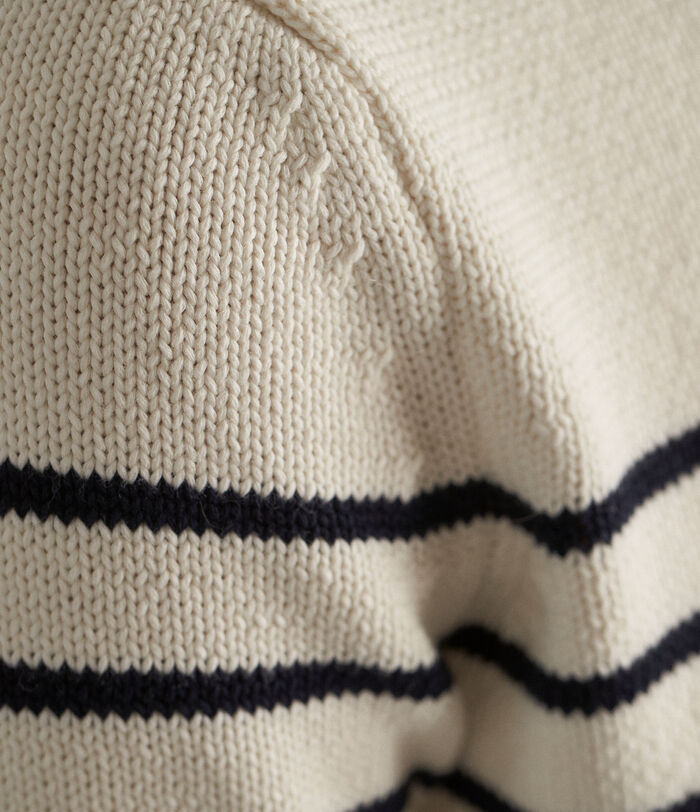 Matt cream striped jumper PhotoZ | 1-2-3