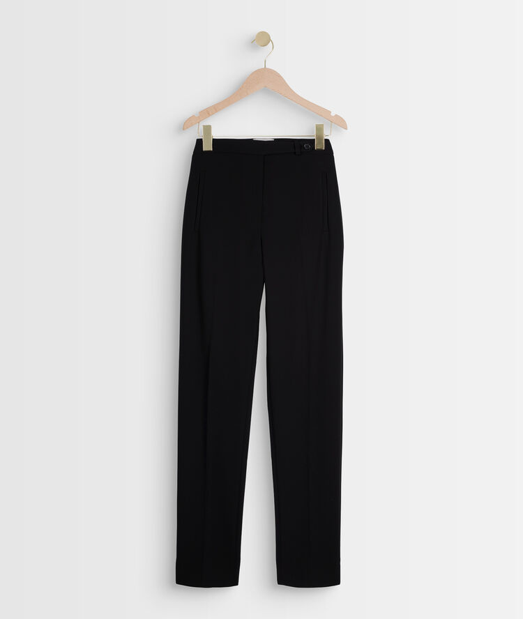 Lara microfibre cigarette trousers black.