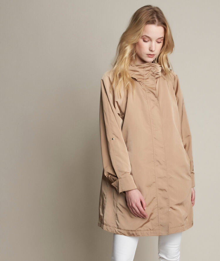 Faustine beige parka greige.
