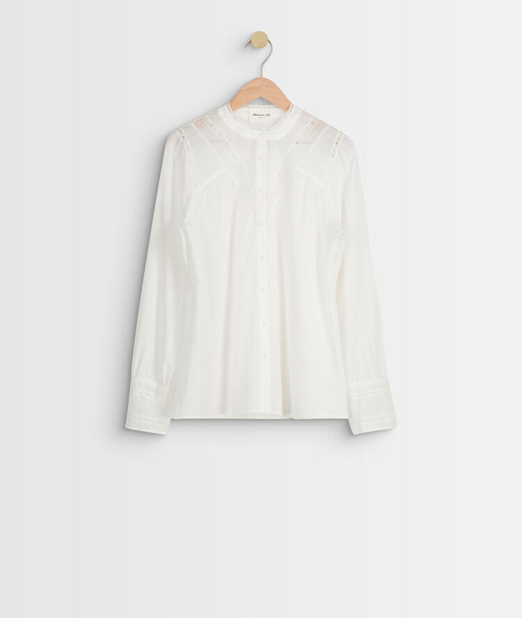 Johana lace blouse ecru.