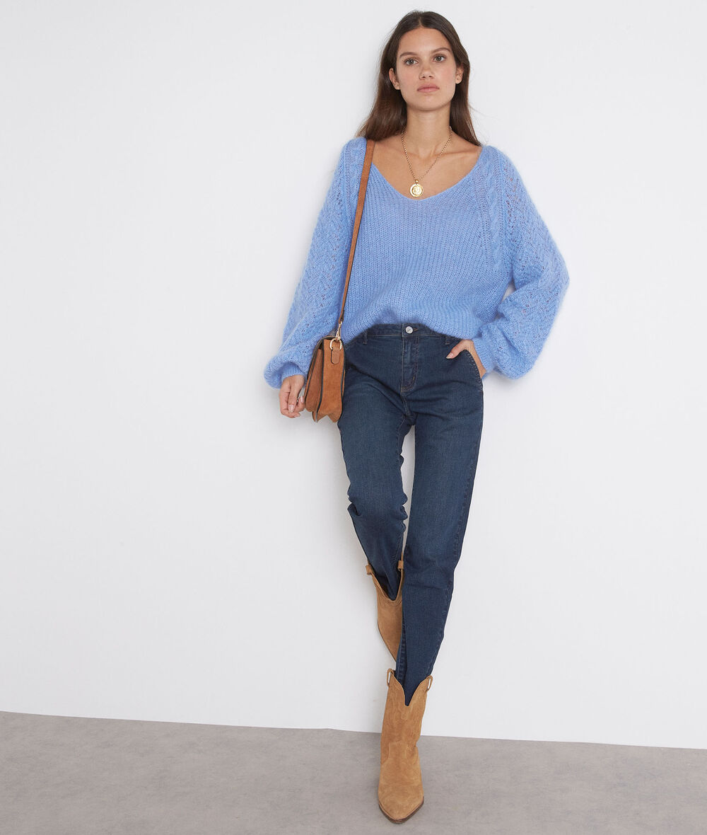 Princia sky blue oversize pullover PhotoZ | 1-2-3