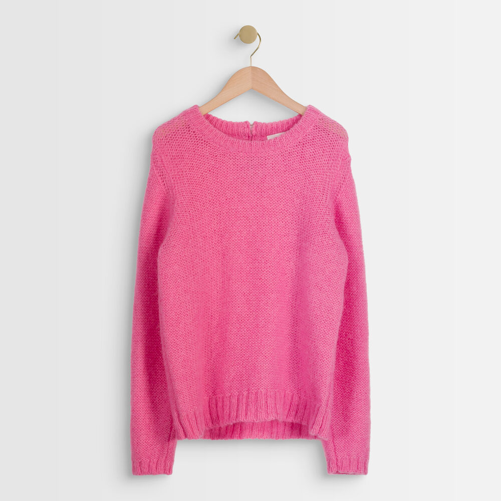 Alabama pink mohair blend jumper rose.