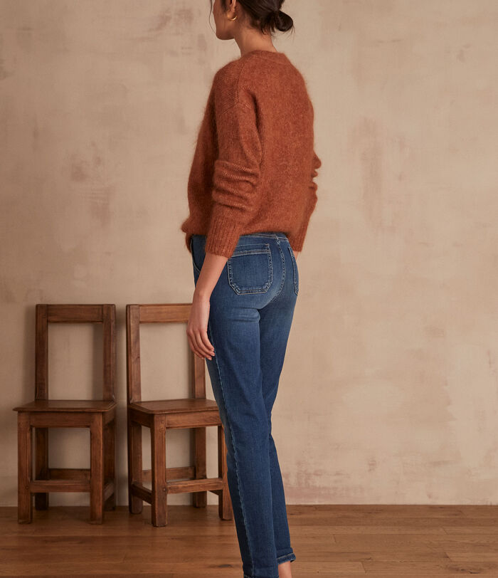 Nalla blue raw denim boyfriend jeans	 PhotoZ | 1-2-3