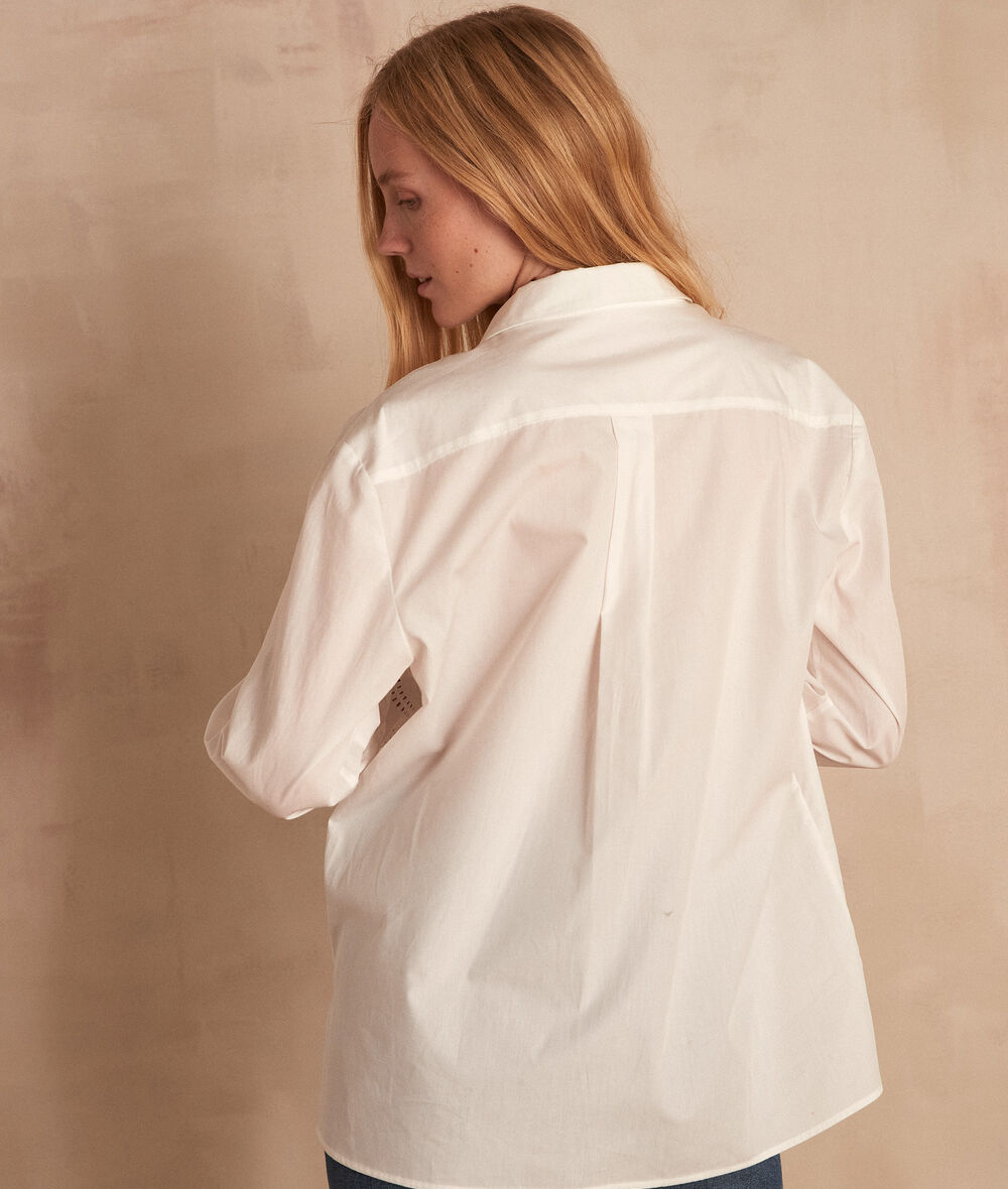 Trinity white cotton shirt PhotoZ | 1-2-3