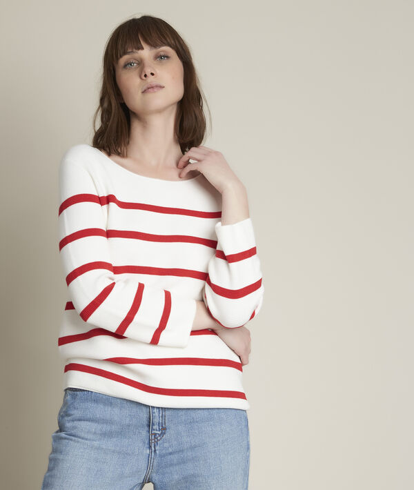 Nacadamia striped ottoman jumper | 1-2-3 Nacadamia striped ottoman jumper PhotoZ | 1-2-3