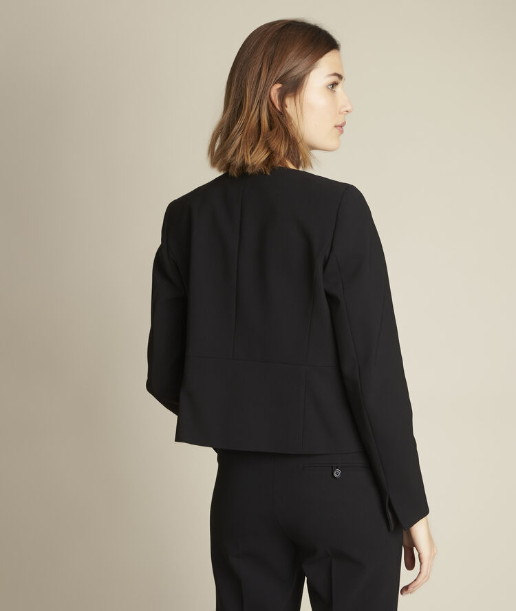 Charme microfibre jacket black.