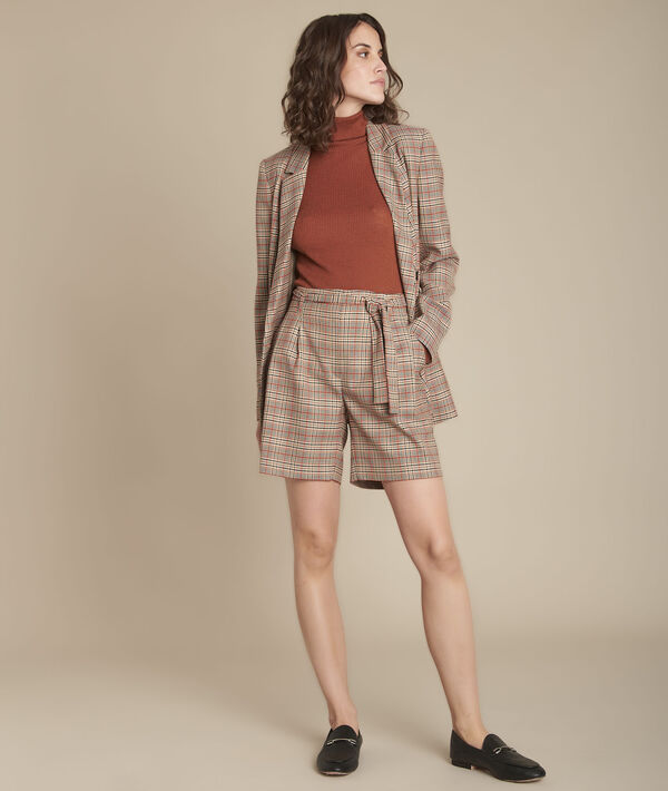 Florale mahogany ribbed roll-neck pullover | 1-2-3 Florale mahogany ribbed roll-neck pullover PhotoZ | 1-2-3