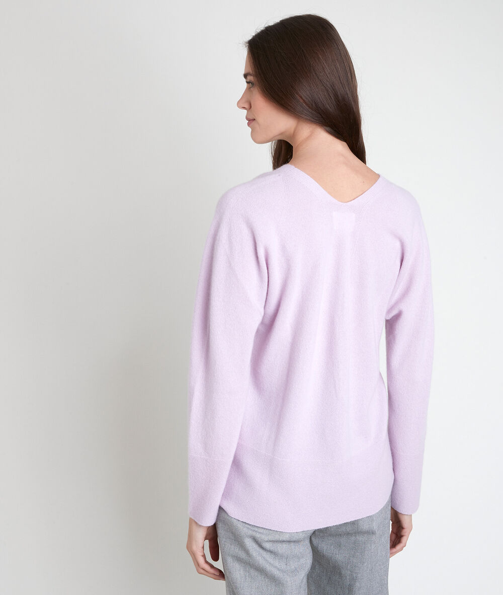Ralph mauve cashmere pullover mauve pale.
